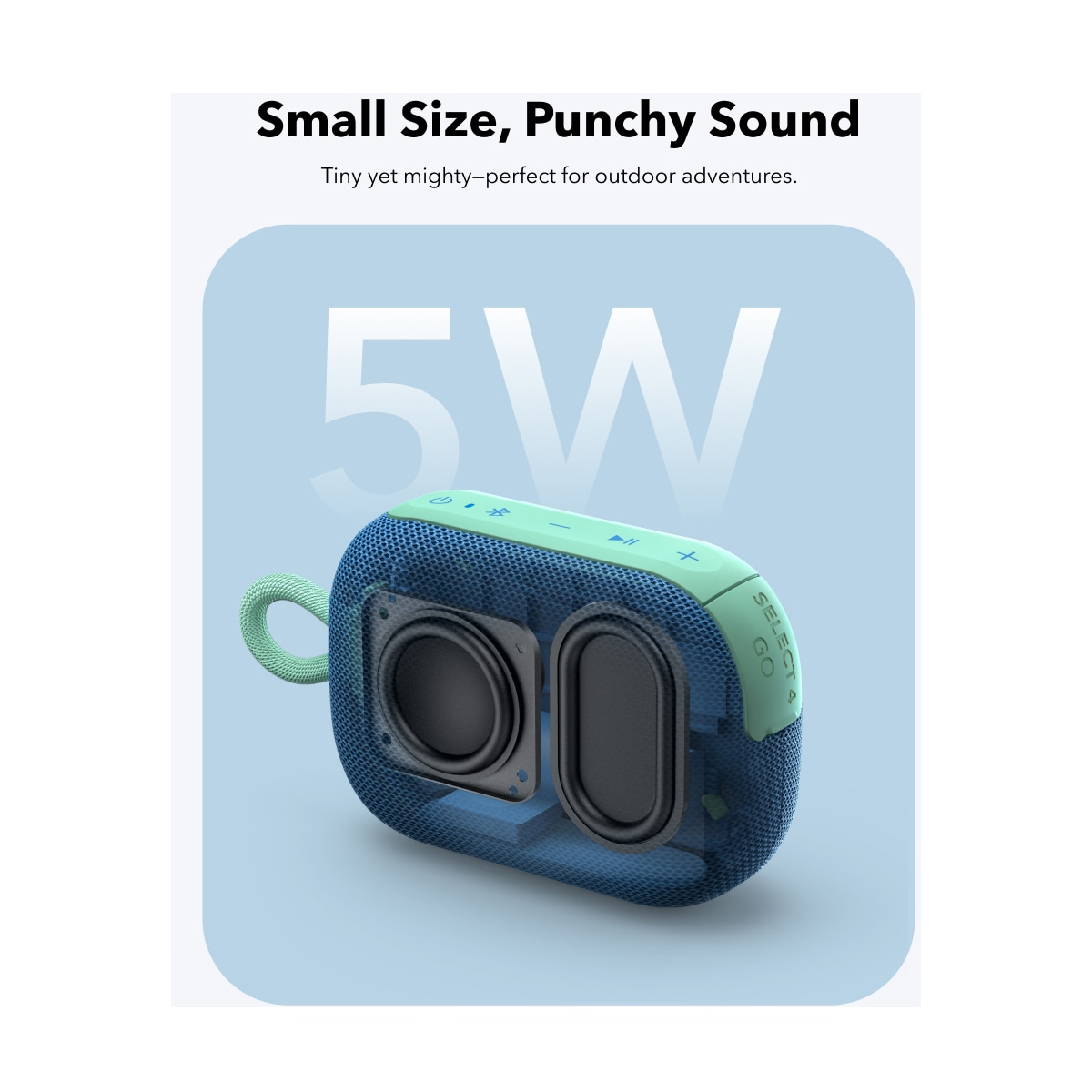 Soundcore Select 4 Go bærbar trådløs høyttaler (blå)