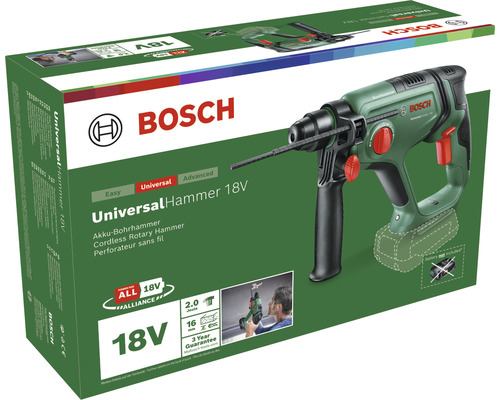 Bosch UniversalHammer 18V accuboorhamer, zonder accu en lader