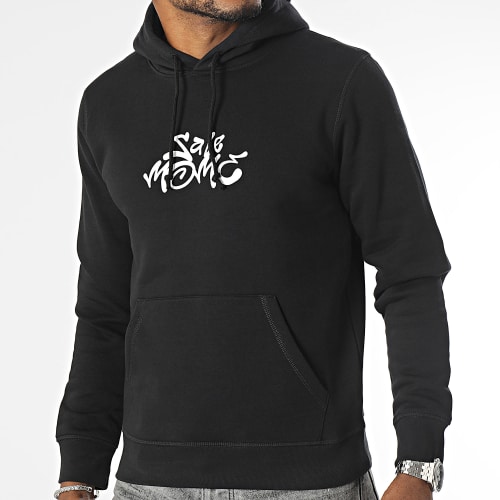 Sweat Capuche Lapin Graffiti Head Noir