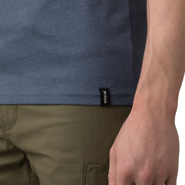 T-shirt PRANA BEAR SQUEEZE JOURNEYMAN DENIM HEATHER