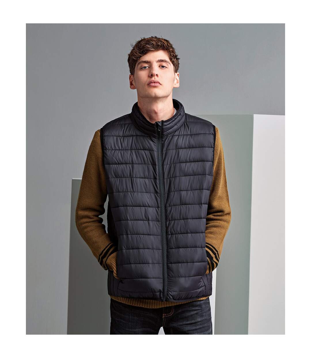 2786 - Doudoune sans manches TRAVERSE - Homme (Noir) - UTRW8332