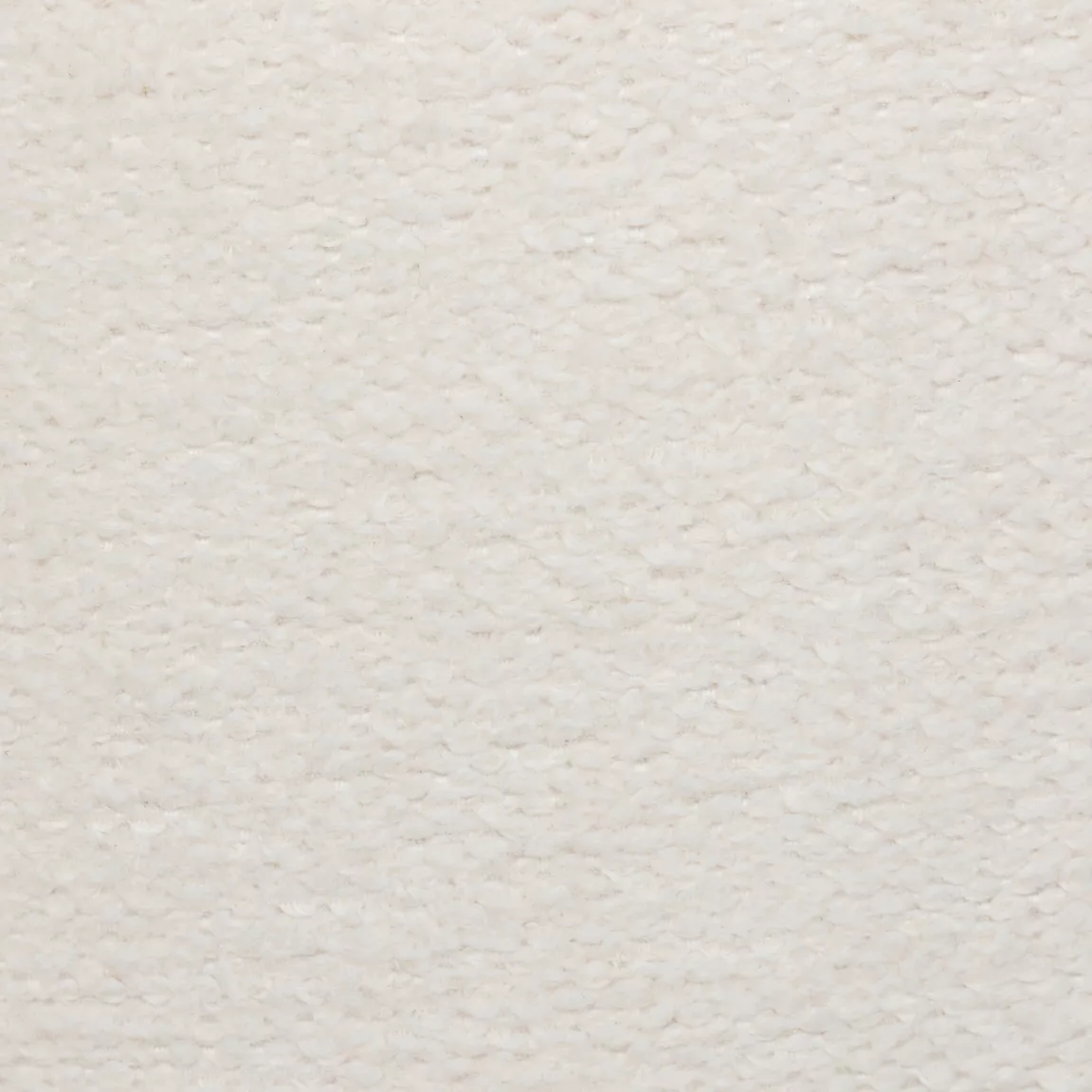 Pouf bouclette (D39 cm) Améa Blanc