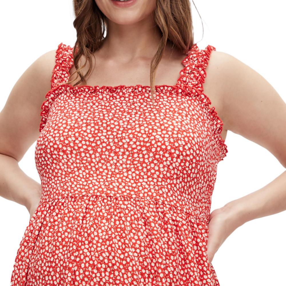 Mamalicious Robe Rouge Femme Mamalicious Bella