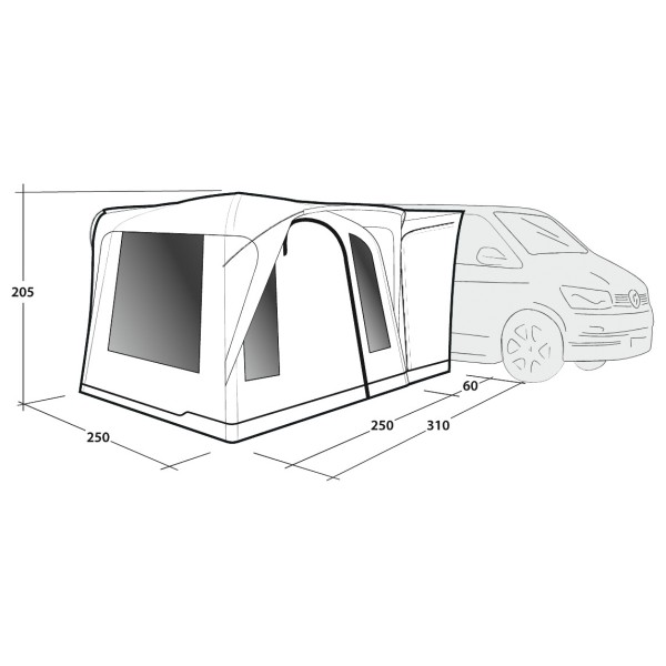 Outwell - Daytona Air - Auvent camping-car