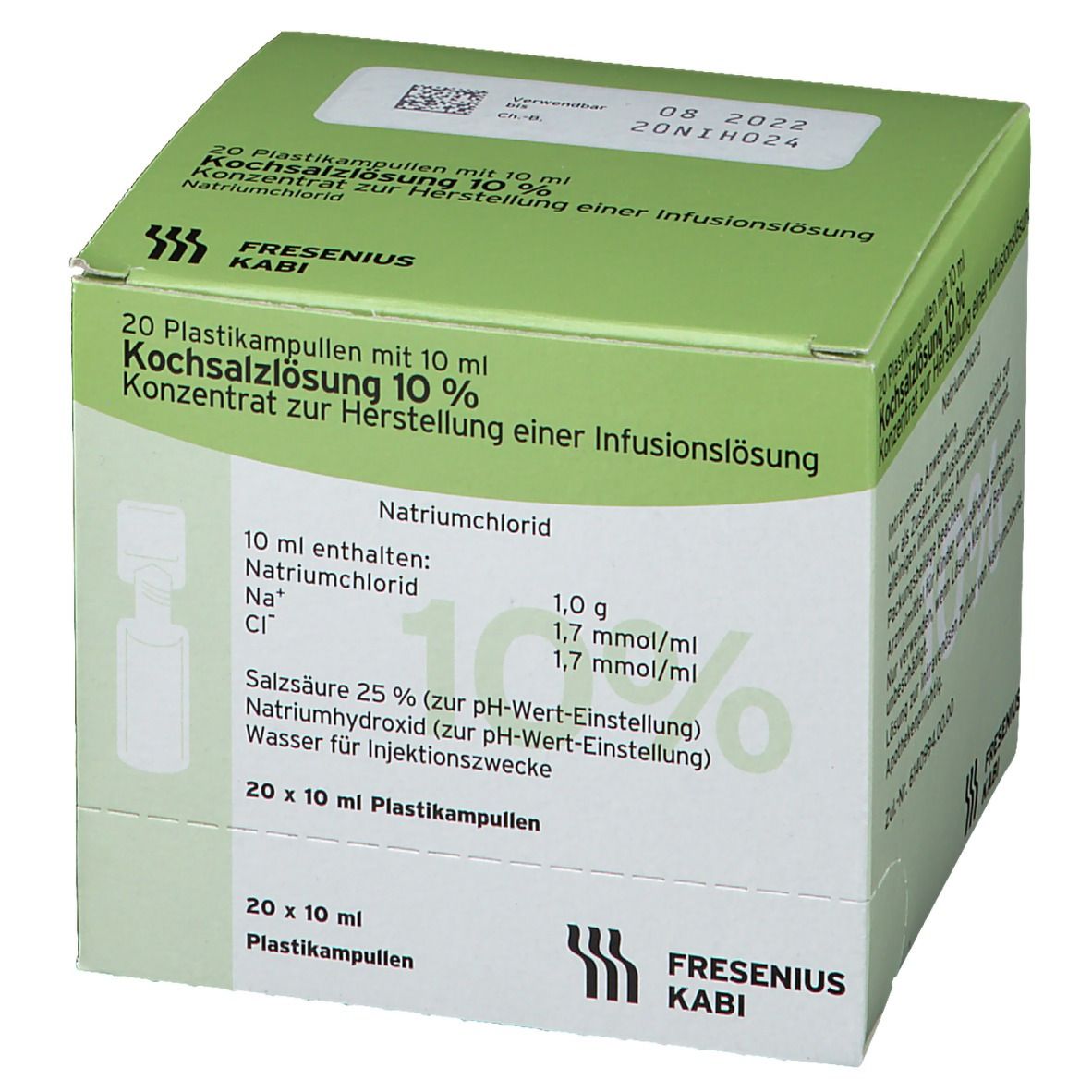 Kochsalzlösung 10 %-Ampulle Fresenius