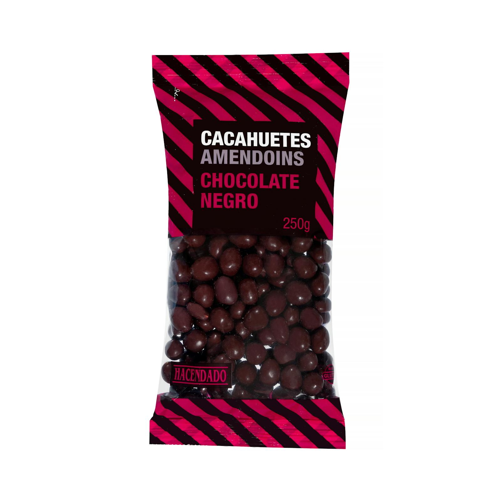 Cacahuètes au chocolat noir Hacendado