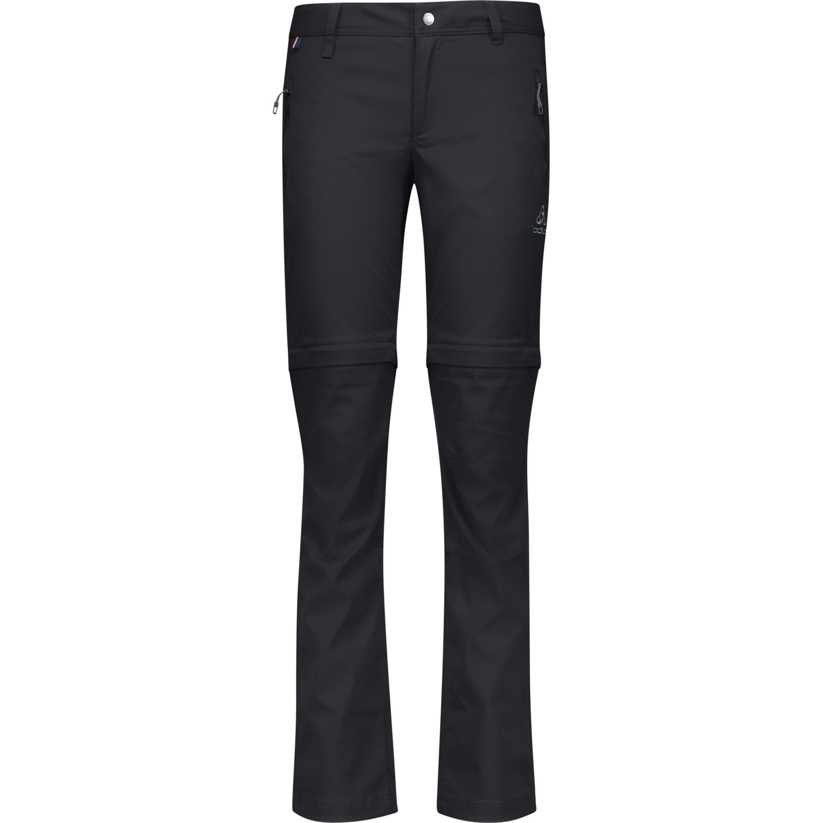 Odlo Damen-Wanderhose Wedgemount Zipp-off schwarz, 38