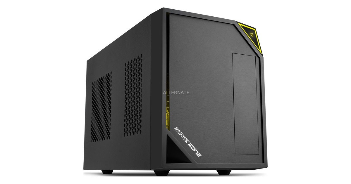 SharkoonSHARK ZONE C10 mini tower behuizing  (Zwart | 2x USB-A)