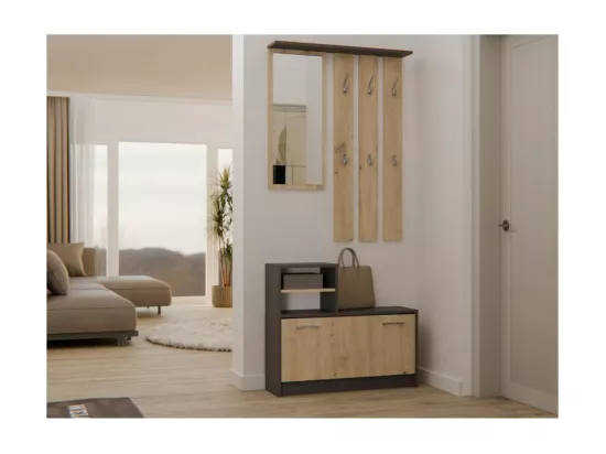 Armoire VERA ANTRACYT ARTISAN