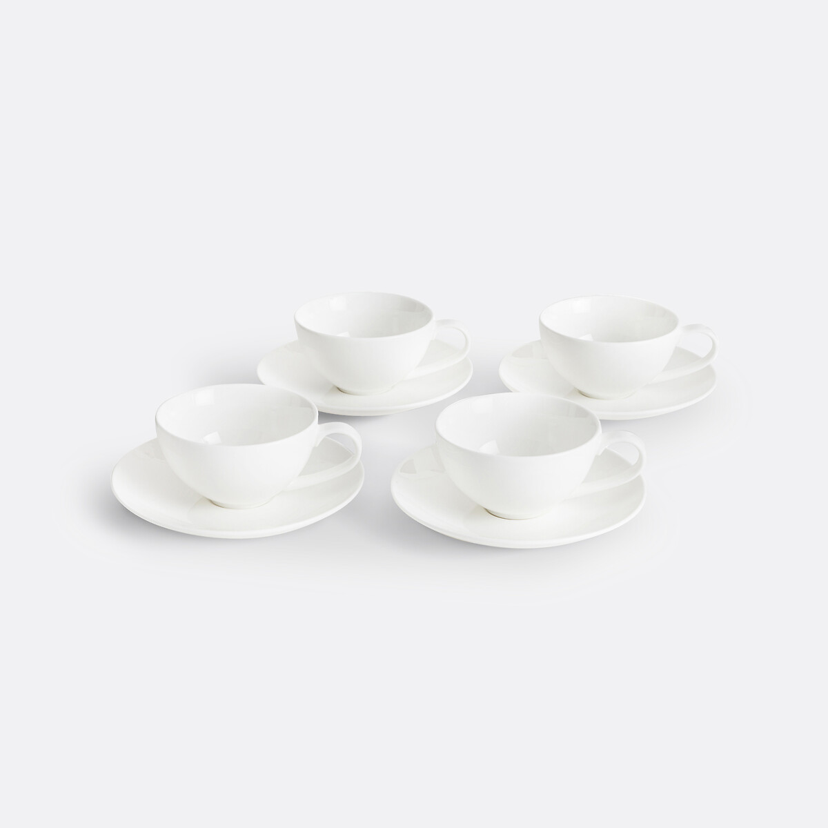 LA REDOUTE INTERIEURS<br>Conjunto de 4 xícaras e pires, Ginny