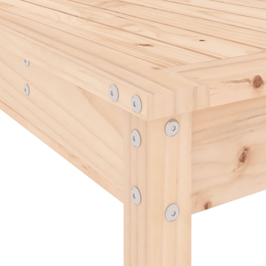 Ensemble de bar de jardin 9 pcs bois de pin massif