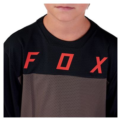 Maillot à manches longues Fox Junior Defend Race Marron