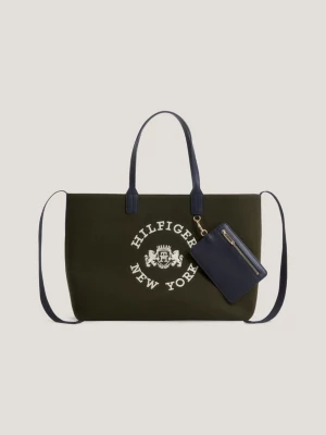 Bolsa de lã com logo icônico