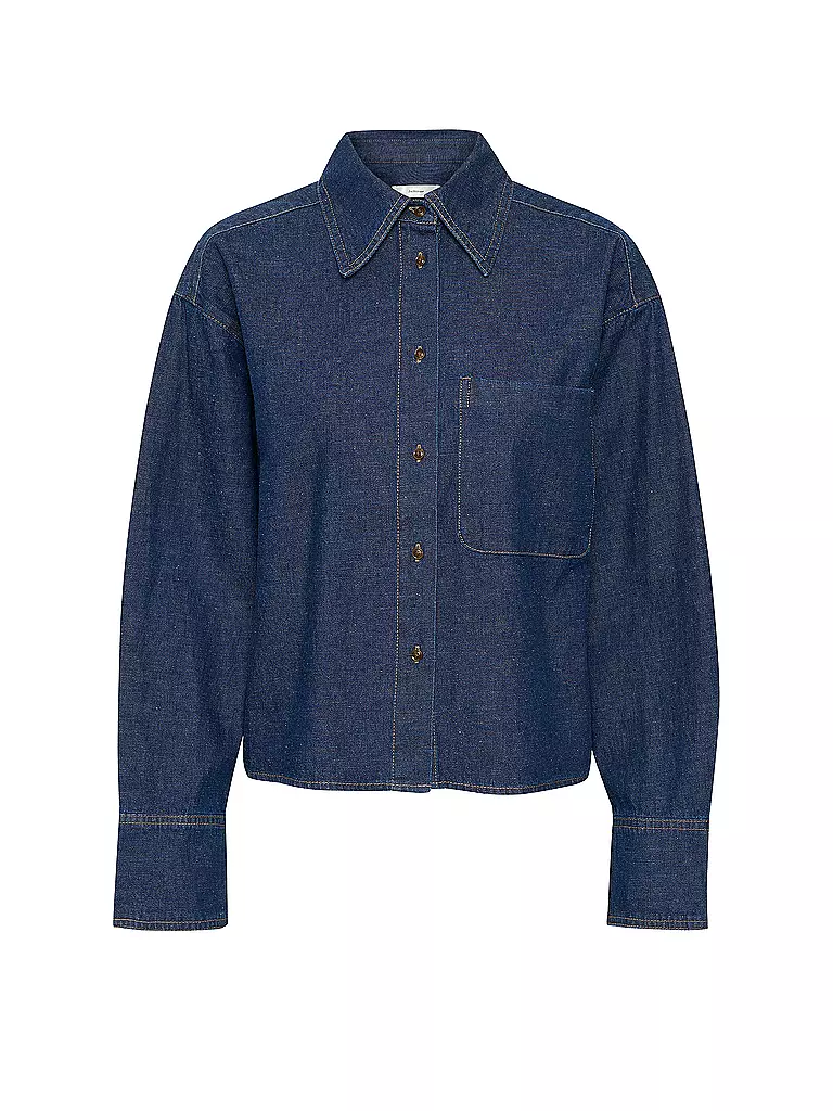 IN WEAR Jeansbluse JAYAIW dunkelblau