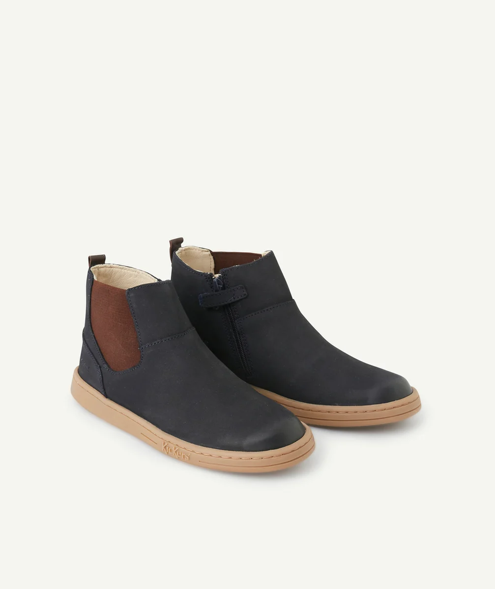 KICKERSCHAUSSURES TACKBO GARÇON BLEU MARINE