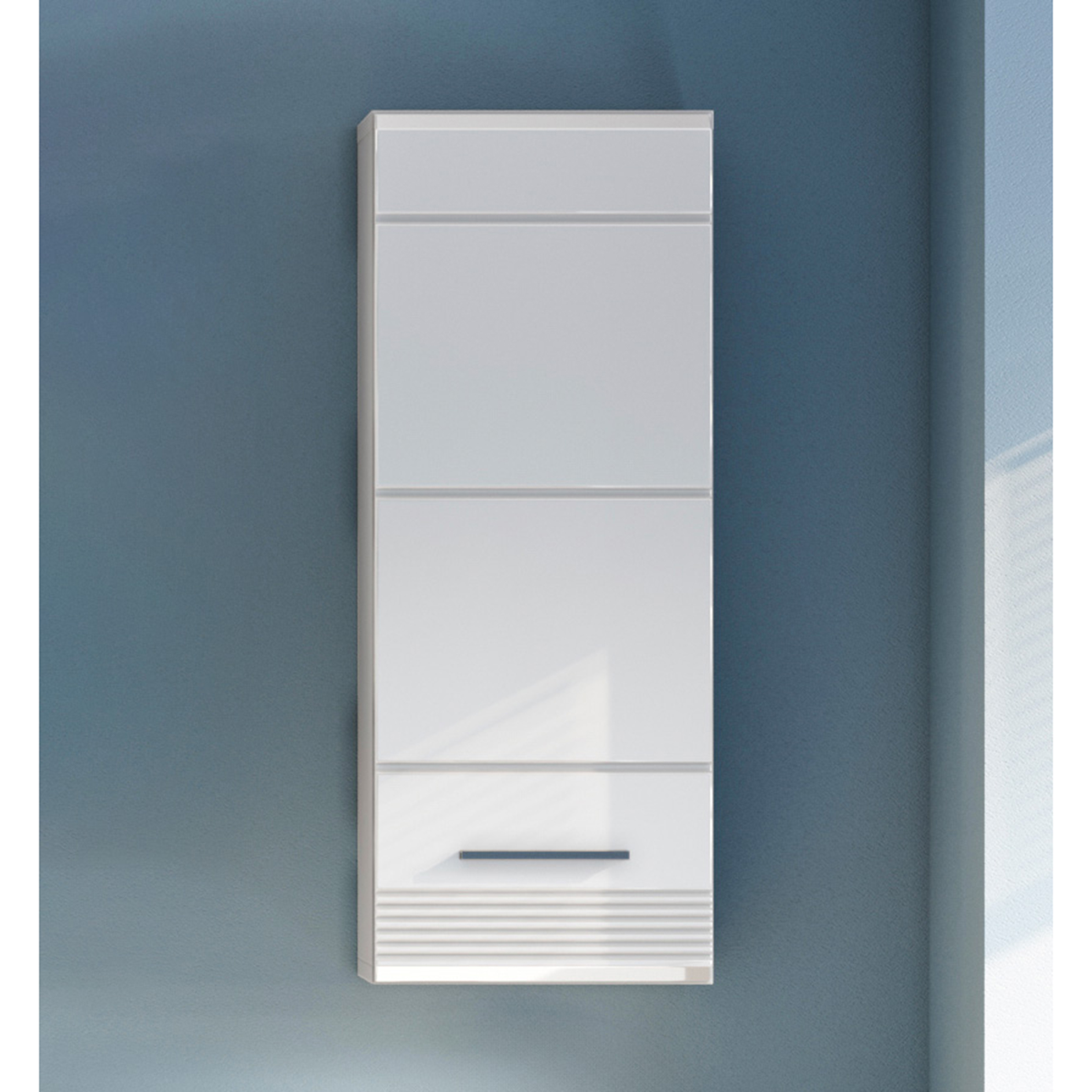 Hängeschrank LINUS - weiß Hochglanz - 30 cm