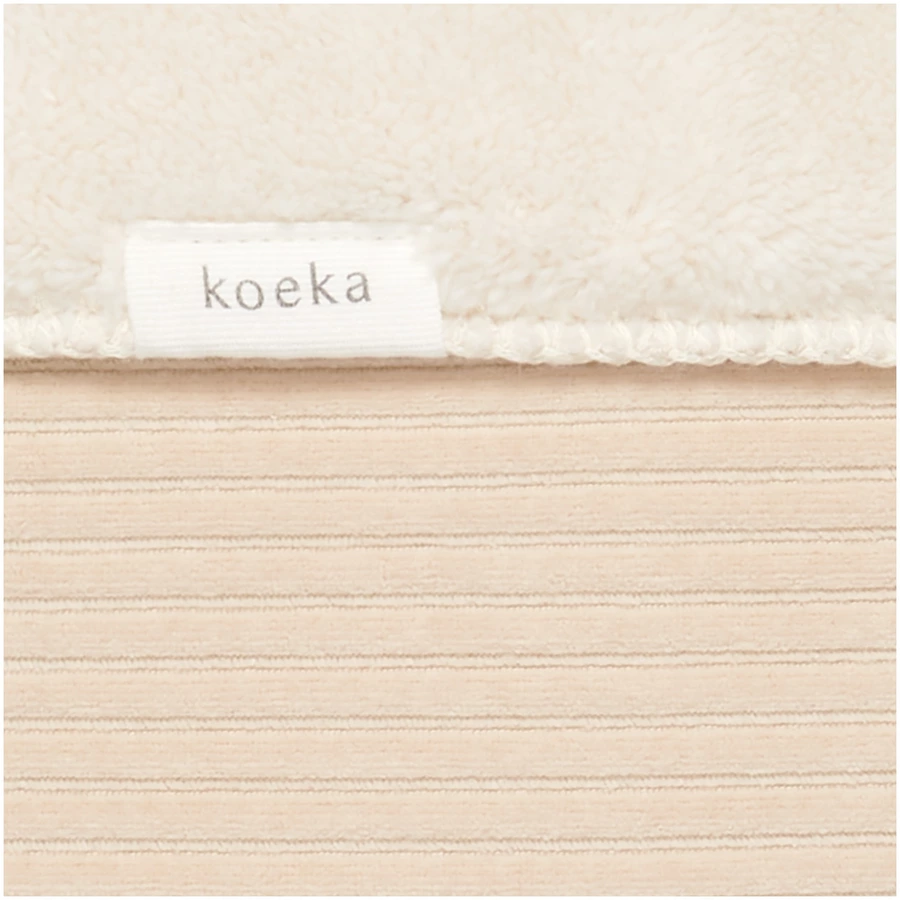 koeka Decke Plüsch Vik beige