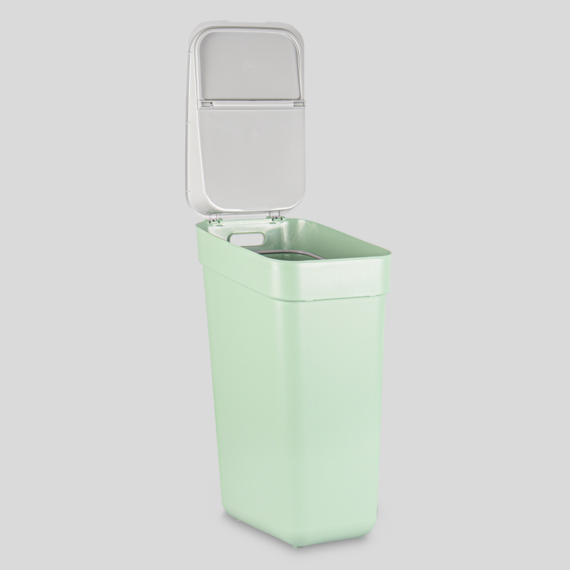 Poubelle de tri 30L vert d'eau