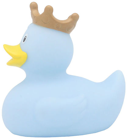 Badeente - Hellblau Ente m. Krone