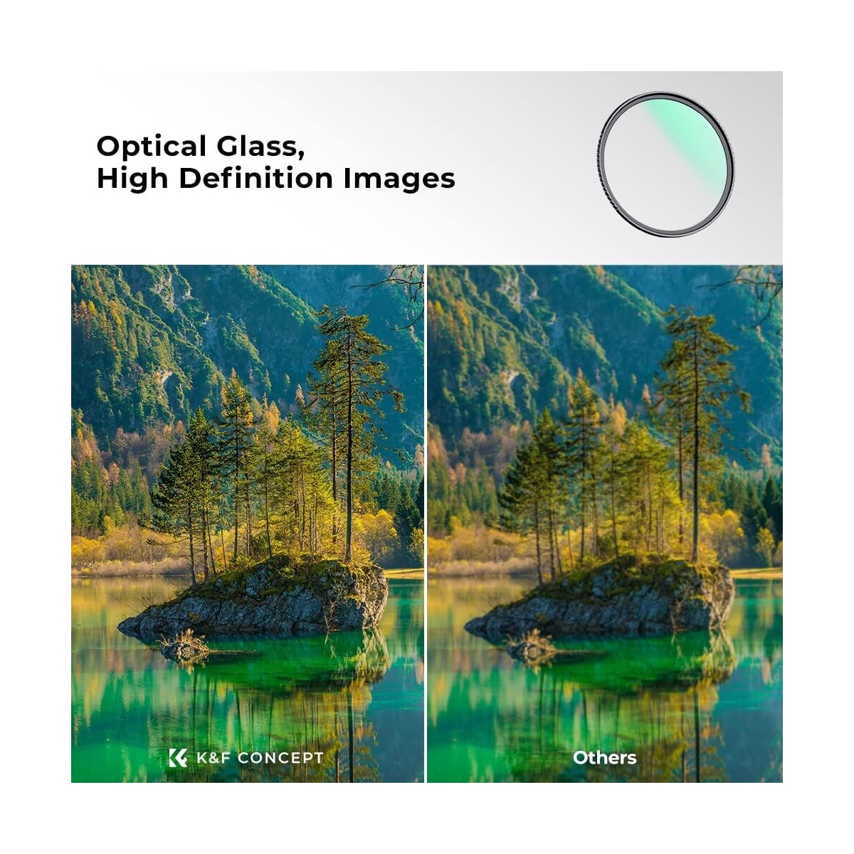 Kameralinsefilter UV-filter - linsebeskyttelse og forhindrer UV-stråler Gjennomsiktig+svart 77 mm