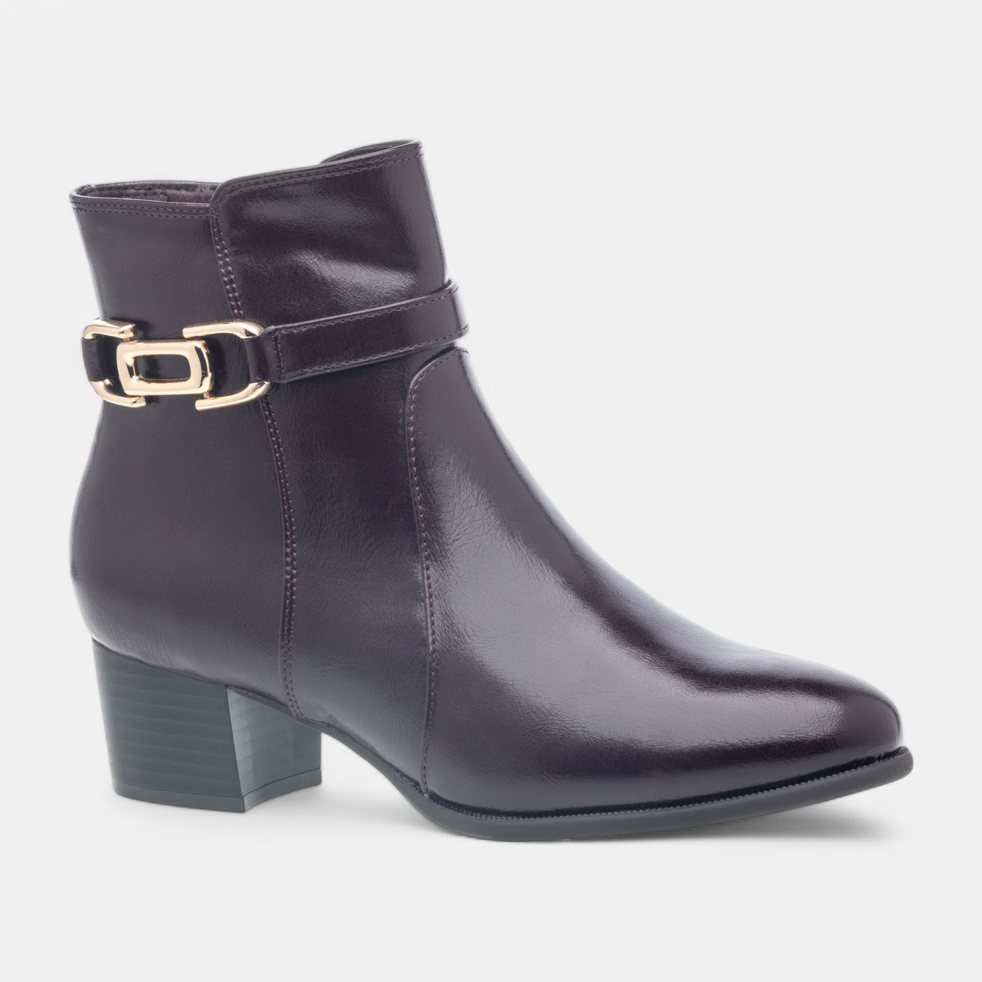 Bottines Femme bordeaux