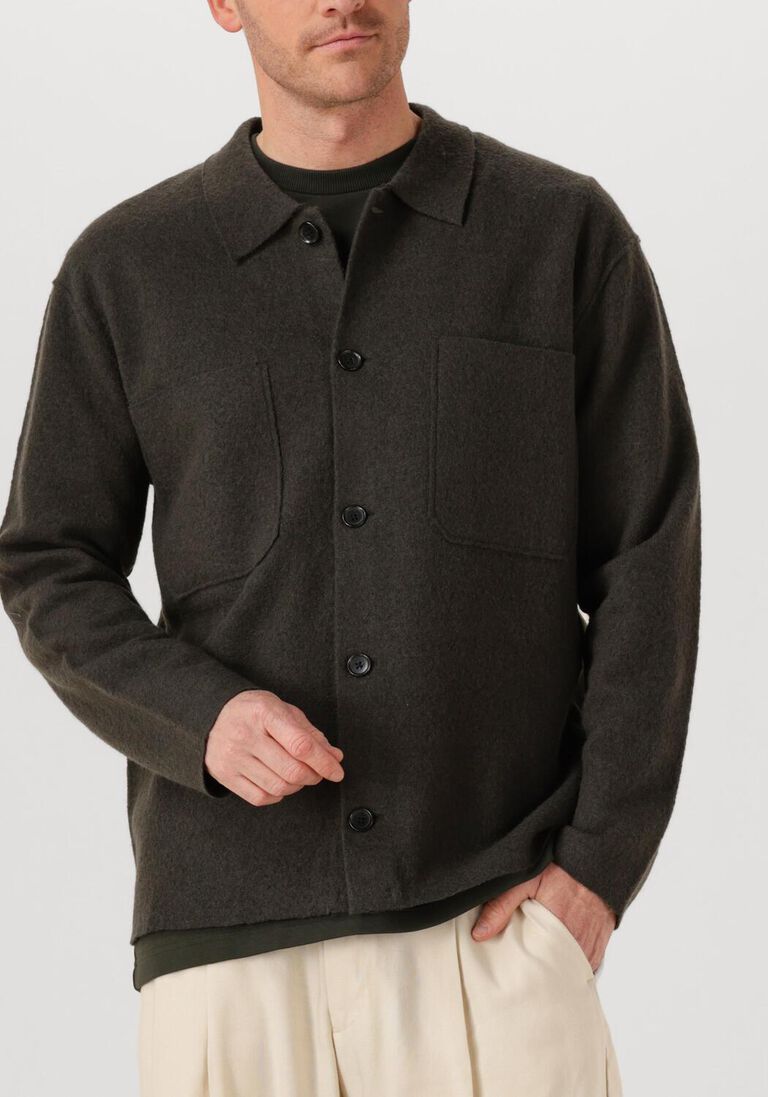 donkergroene nn.07 vest jonas 6398
