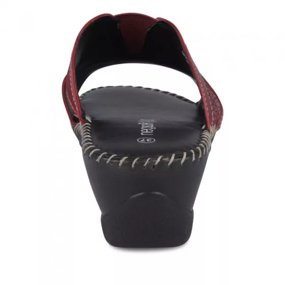 Mules ROUGE NEOSOFT RELAX CUIR