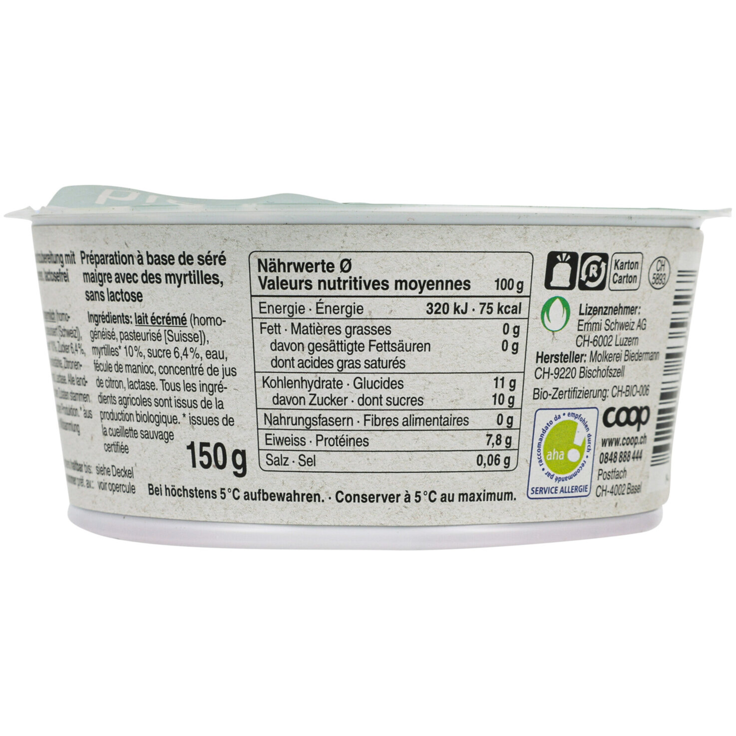 Naturaplan Bio Skyr Heidelbeere