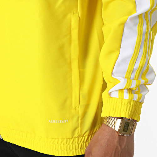 Veste Zippée A Bandes GP6448 Jaune