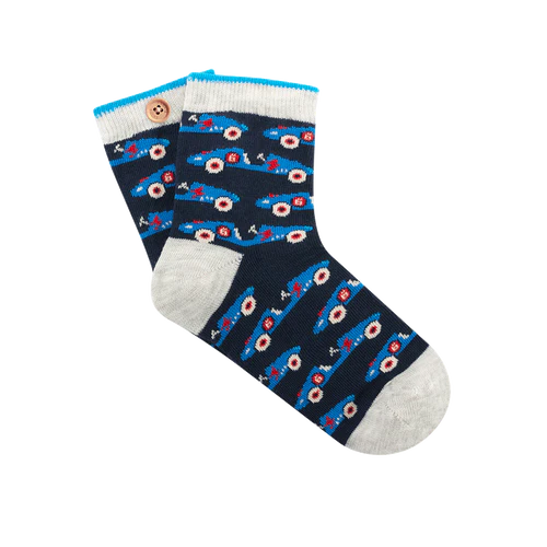 Chaussettes Diego et sophie bleu marine