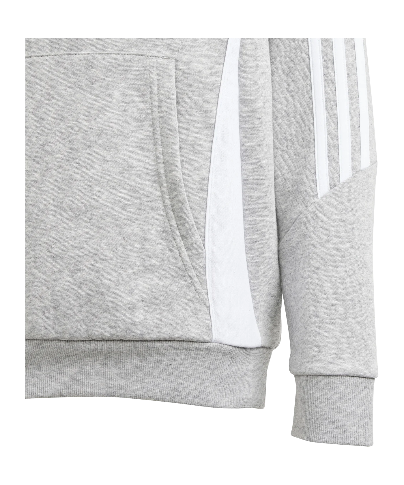 adidas Tiro 24 Hoody Kids Grau Weiss