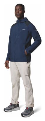 Veste Softshell Columbia Triple Canyon Hooded Bleu Homme