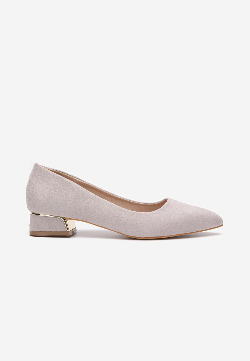 Chaussures à petit talon gris Lexie