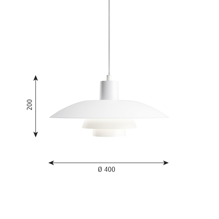 Louis Poulsen PH 4/3 hanglamp Ø40