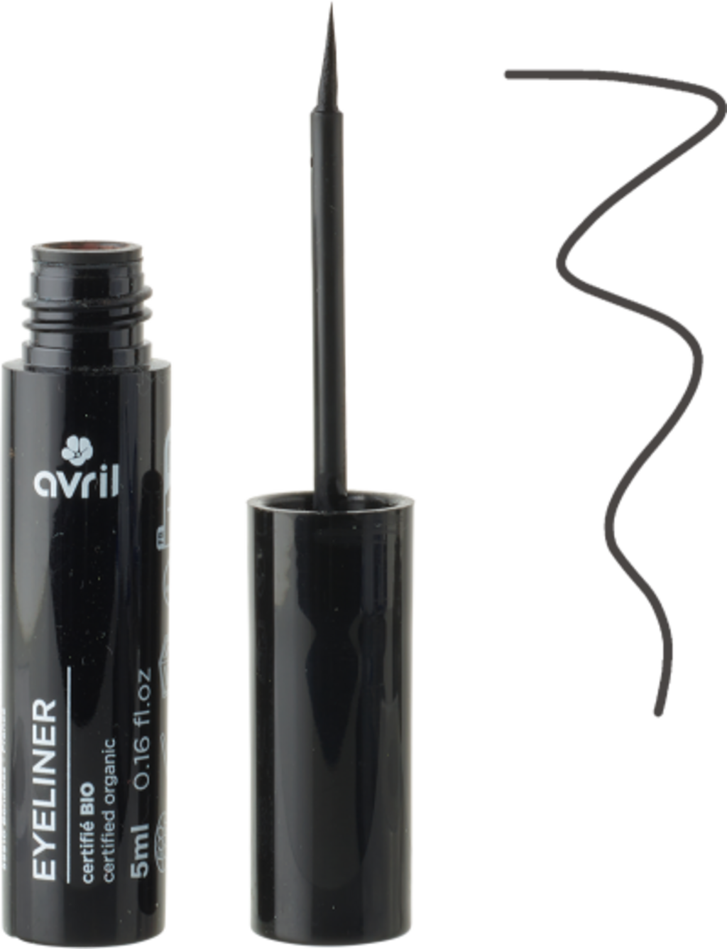 Avril  Eyeliner, Noir (5 ml)