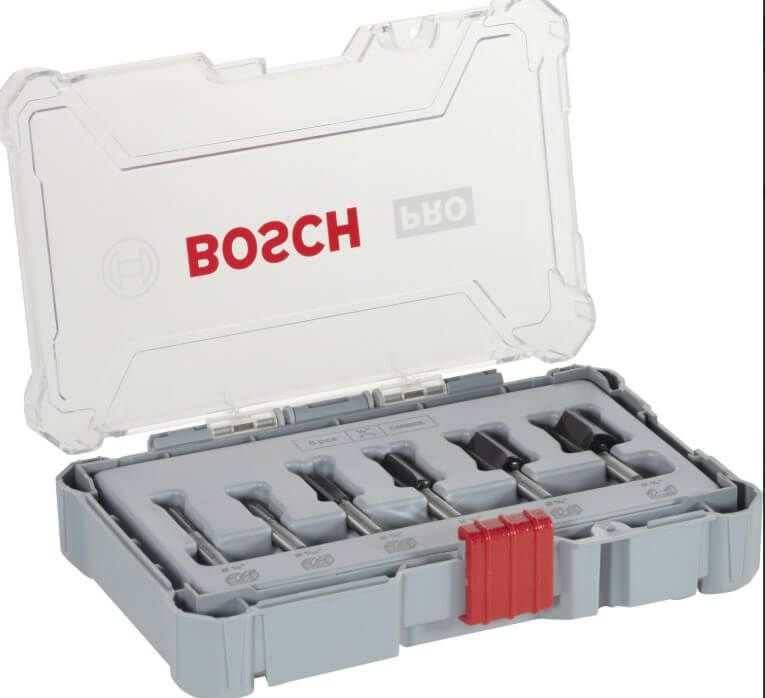 Bosch 2607017467 6-d Frezenset rechte schacht 1/4