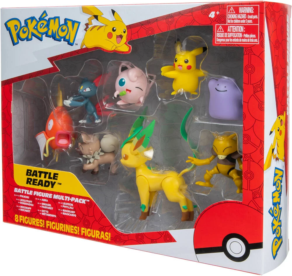 POKEMON - PACK DE 8 FIGURINES