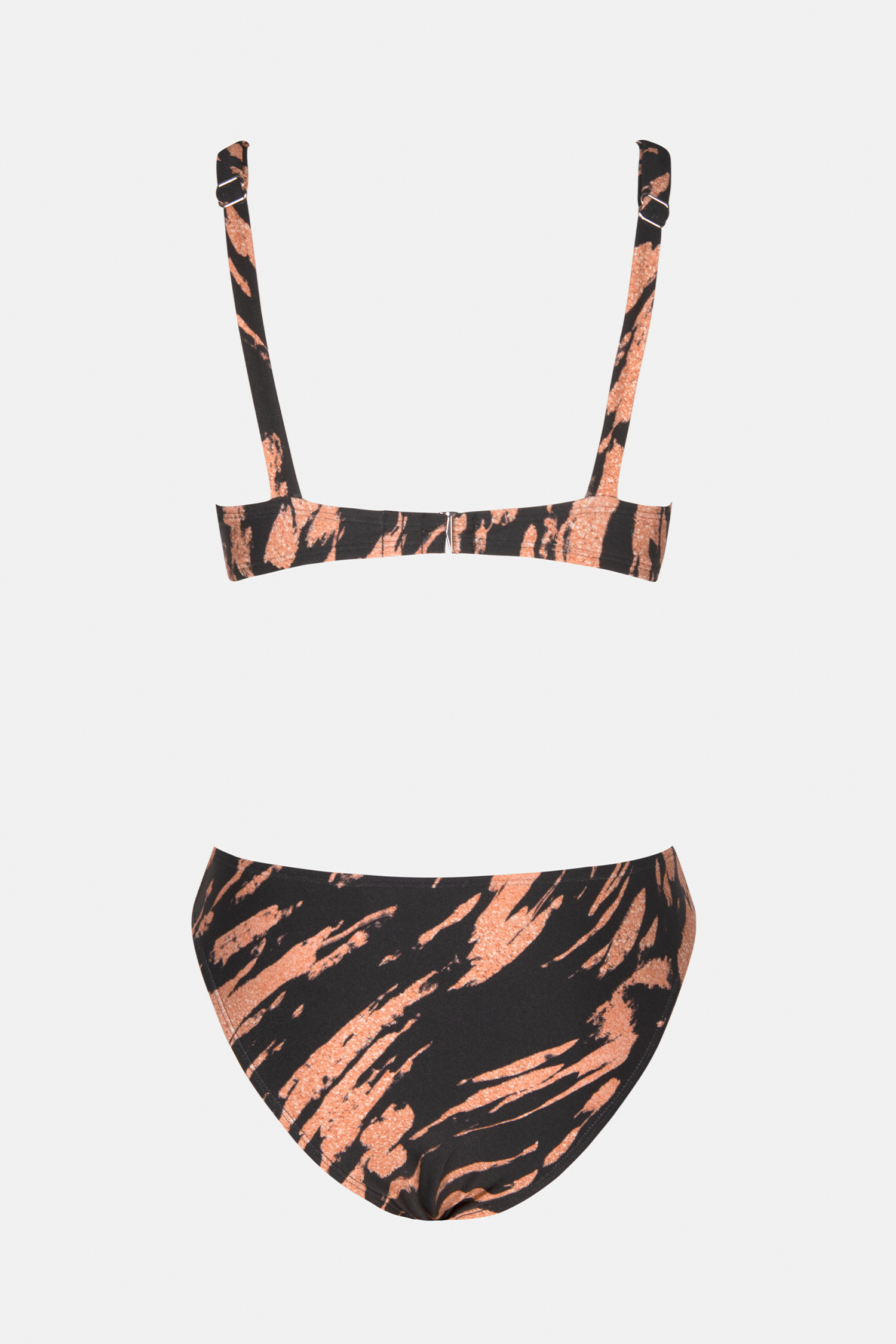 Bikini taille moyenne avec fil en V