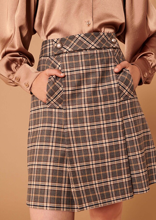 Jupe Jimmygrise en tartan