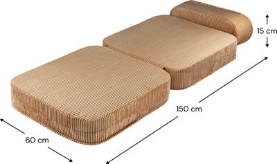Wigiwama Flip Brettbart Stol 150x60 cm, Toffee
