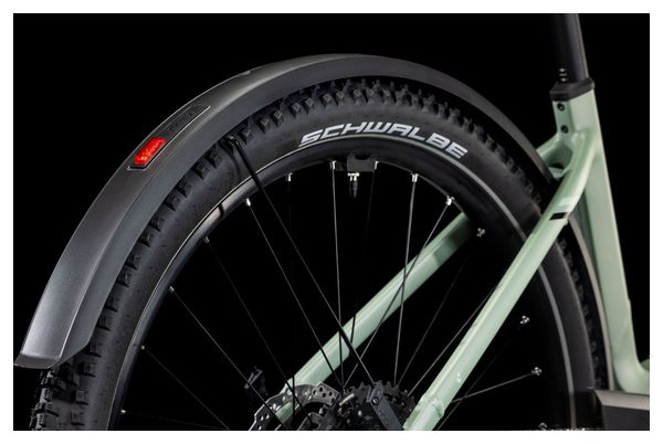 VTC Électrique Cube Nuride Hybrid Pro 800 Allroad Easy Entry Shimano Cues 10V 800 Wh 29'' Vert Pistachio 2025