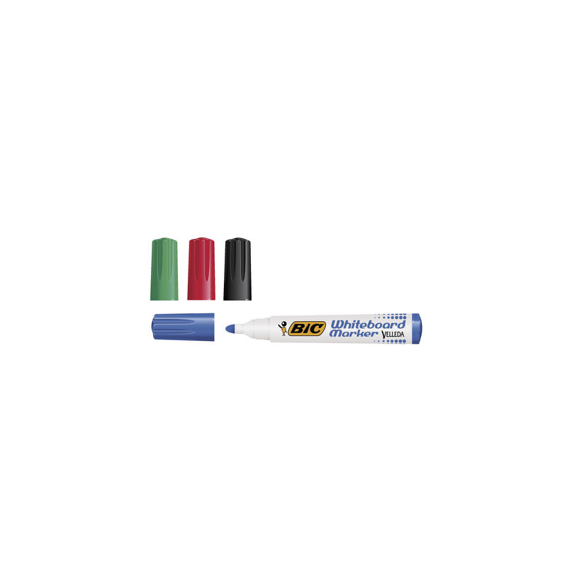 Bic Whiteboard Marker Velleda 1701, 4 Stück, assortiert