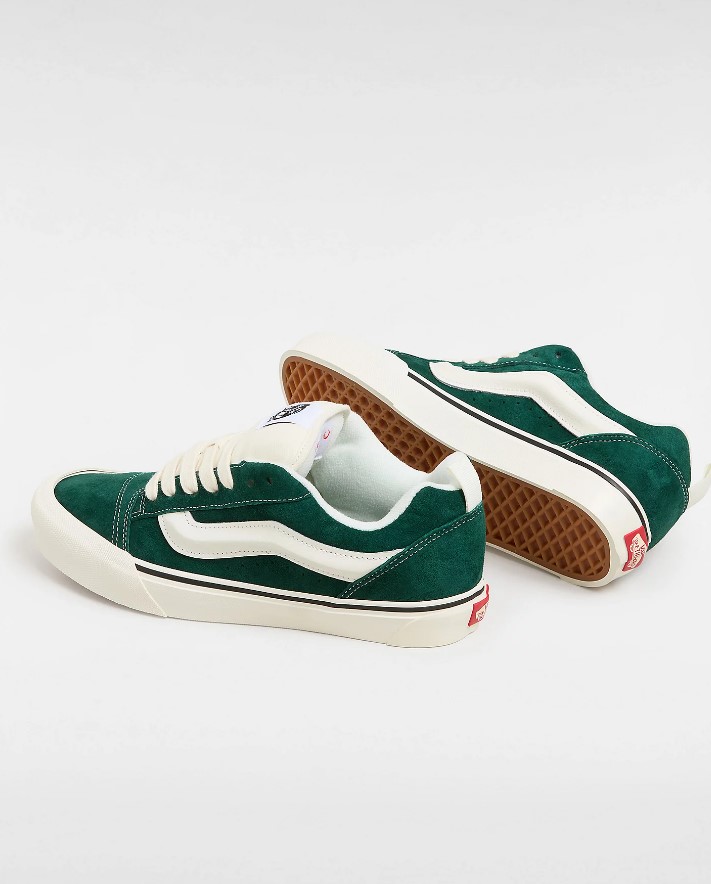 Vans Knu Skool Pig Suede Green 4.5 US / 36 EU