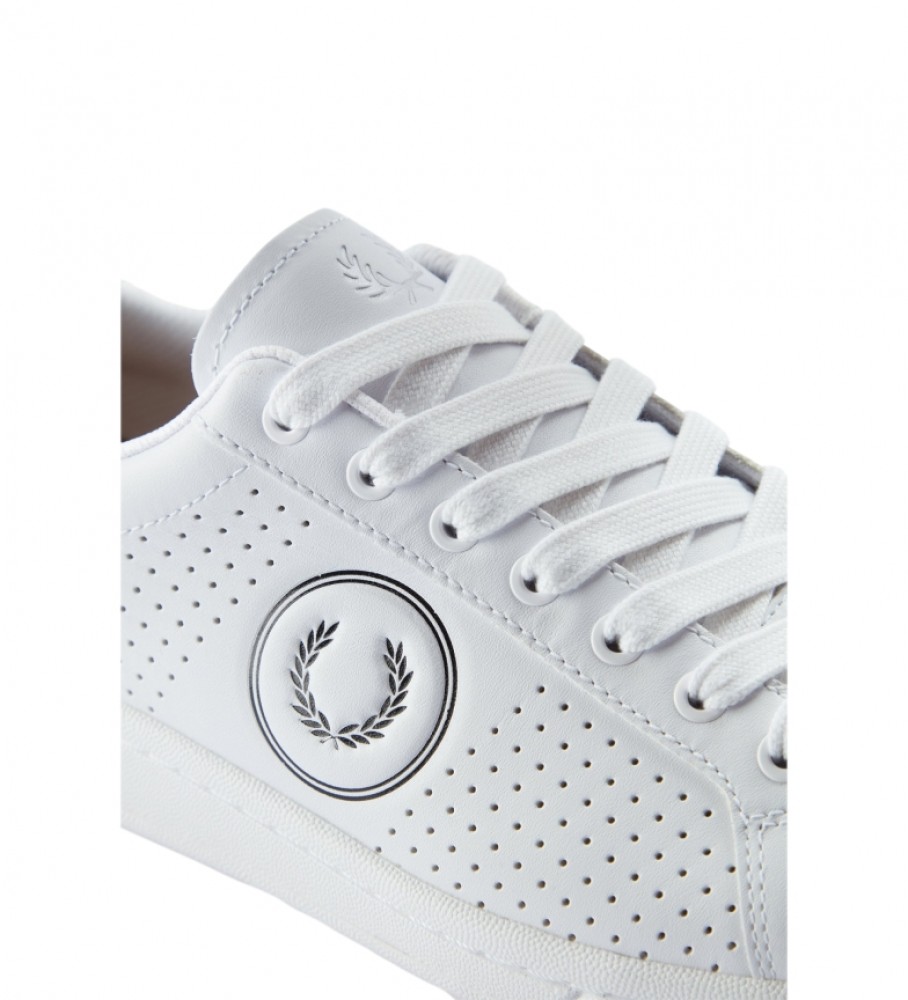 Tênis de couro Fred Perry B721 branco
