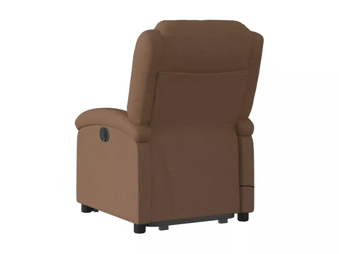Fauteuil massant inclinable Marron Tissu
