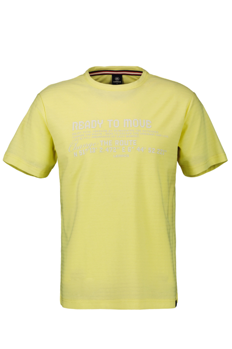 Lerros gele heren t-shirt