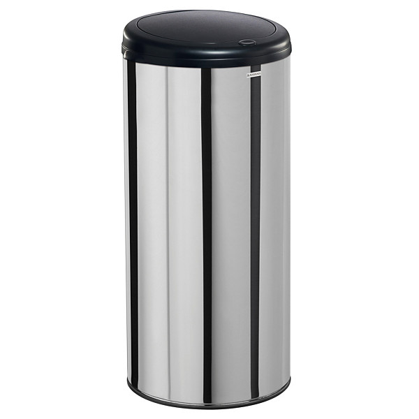 ROSSIGNOL Poubelle a ouverture manuelle - 45l - handtouch - inox brillant