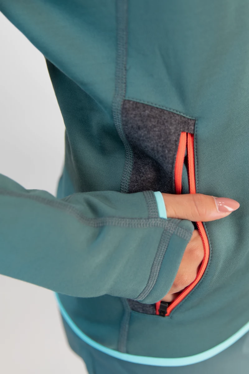 Ortovox Fleece Hoody Damen Midlayer