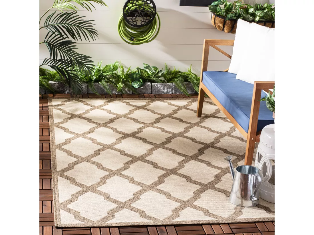 Tapis Cream & Beige 79 X 152 cm - Lewine