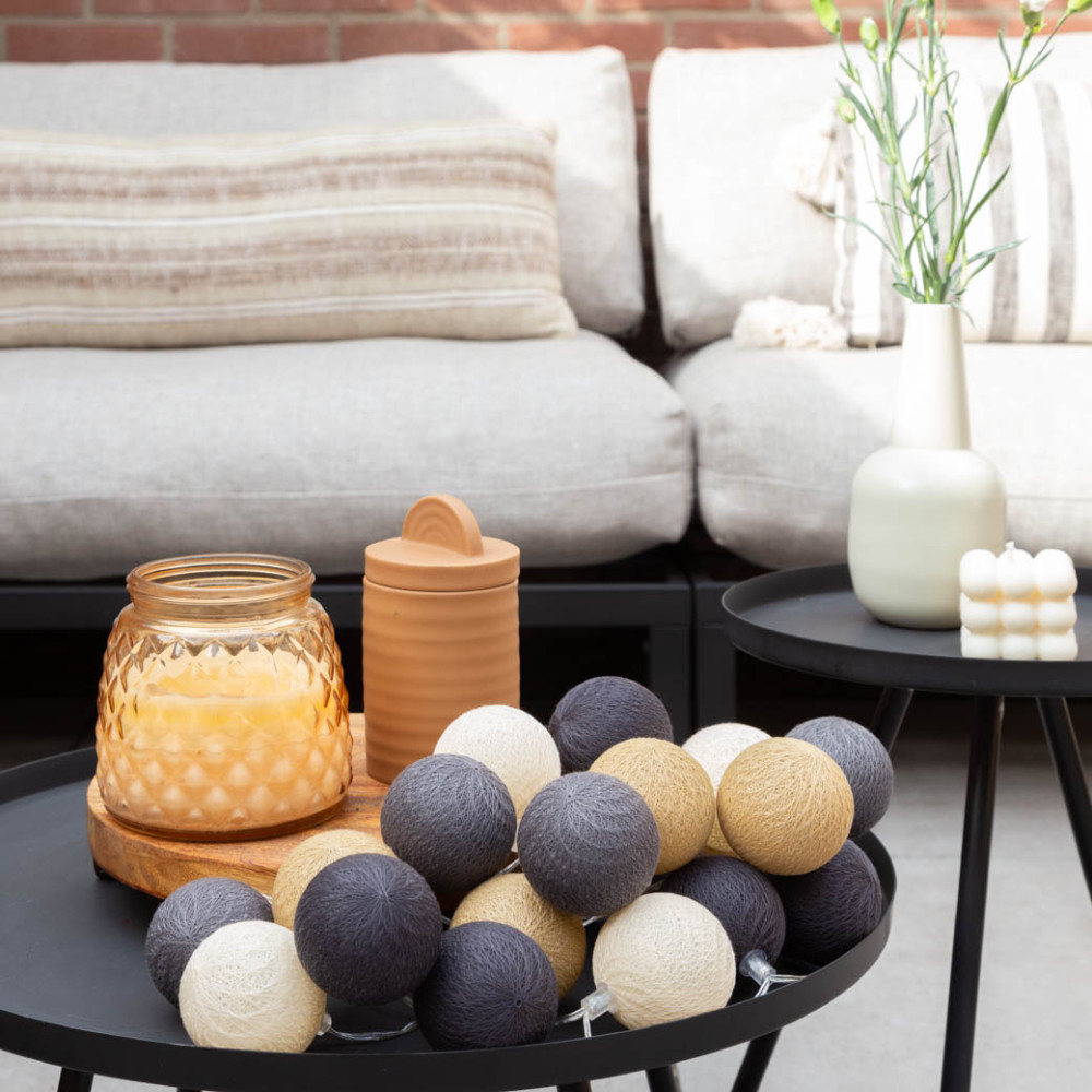 Cotton Ball Lights Outdoor extension kit lichtslinger - Concreto